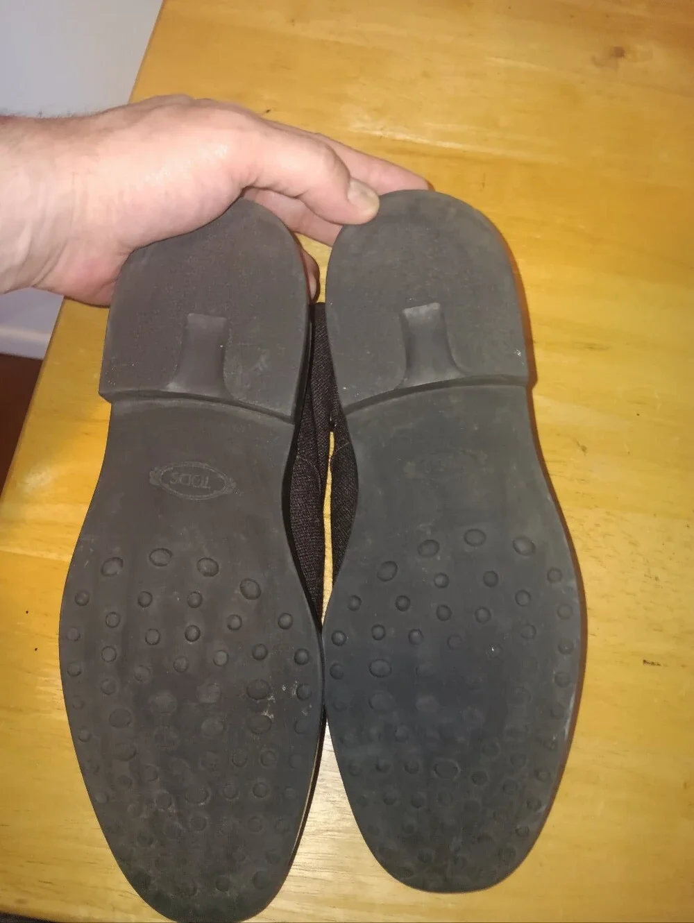 Tod's Men's Dark Brown Lace-Up Chukka Boots Size 9